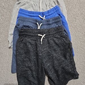 Boys Wonder Nation Gray and Blue Sweatpants with Elastic Waistbands Large  10/12